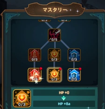 フォートレスサガのマスタリー